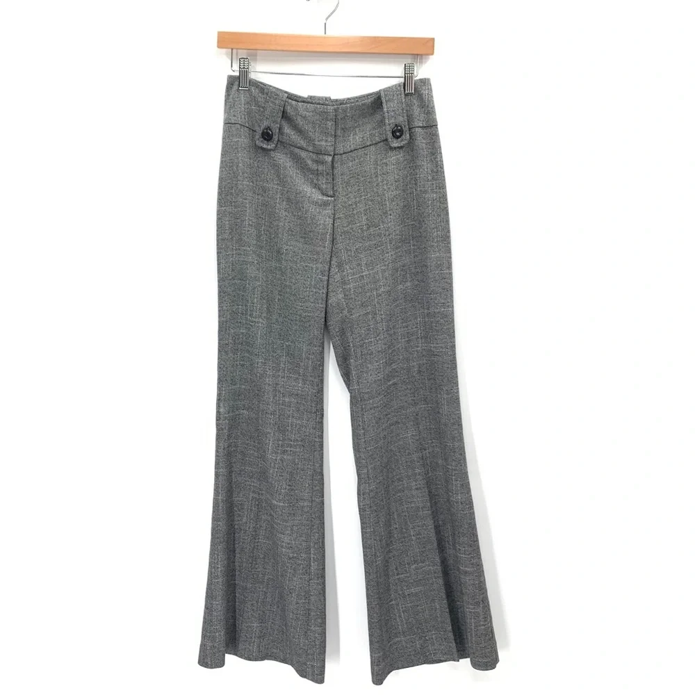 Cache Gray Wide Leg Dress Pants